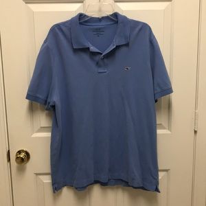 Vineyard Vines blue classic fit polo